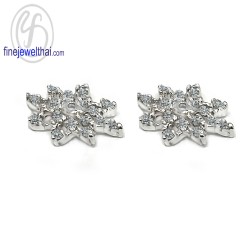 ฐานต่างหูเพชร-ฐานต่างหูเงิน-เพชรสังเคราะห์-เงินแท้925-E1094cz00jk ฐานต่างหูเพชร-ฐานต่างหูเงิน-เพชรสังเคราะห์-เงินแท้925-E1094cz00jk
