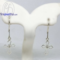 ต่างหู-ต่างหูไม้กางเขน-ต่างหูเพชร-ต่างหูเงินแท้-ออกแบบพิเศษ-E1120cz00p ต่างหู-ต่างหูไม้กางเขน-ต่างหูเพชร-ต่างหูเงินแท้-ออกแบบพิเศษ-E1120cz00p