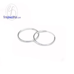 ต่างหูเงิน-ต่างหูห่วง-เงินแท้925-ออกแบบพิเศษ-finejewelthai-E217400