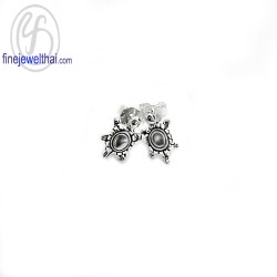 ต่างหูเงิน-ต่างหูเต่า-เงินแท้925-ออกแบบพิเศษ-finejewelthai-E218500