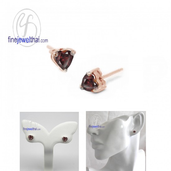 Garnet-Silver-Design-Earring-finejewelthai-E3058gm