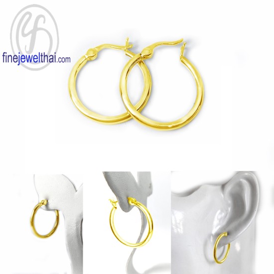 ต่างหูห่วง-ต่างหูเงิน-เงินแท้925-ออกแบบพิเศษ-finejewelthai-E30850000