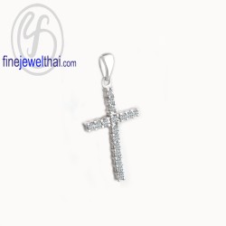 จี้เพชร-จี้ไม้กางเขน-จี้ทองคำขาว-เพชรแท้-ทองคำขาวแท้-Finejewelthai-P1161DWG จี้เพชร-จี้ไม้กางเขน-จี้ทองคำขาว-เพชรแท้-ทองคำขาวแท้-Finejewelthai-P1161DWG