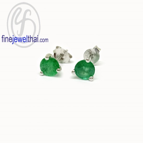 ต่างหูมรกต-ต่างหูเงินแท้-มรกต-พลอยประจำเดือนเกิด-finejewelthai-E1025em_5m ต่างหูมรกต-ต่างหูเงินแท้-มรกต-พลอยประจำเดือนเกิด-finejewelthai-E1025em_5m