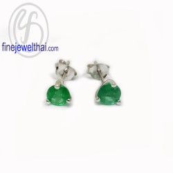 ต่างหูมรกต-ต่างหูเงินแท้-มรกต-พลอยประจำเดือนเกิด-finejewelthai-E1025em_5m ต่างหูมรกต-ต่างหูเงินแท้-มรกต-พลอยประจำเดือนเกิด-finejewelthai-E1025em_5m