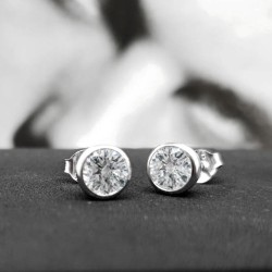 ต่างหูเพชร-ต่างหูเงิน-เพชรสังเคราะห์-เงินแท้925-E2164cz00