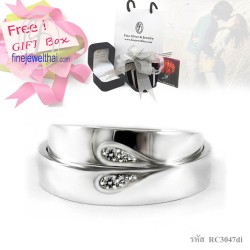 แหวนคู่-แหวนเงินแท้-แหวนเพชรแท้-แหวนหมั้น-แหวนแต่งงาน-Finejewelthai - Diamond_Gift_Set16