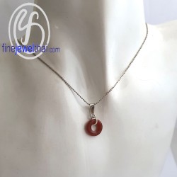 จี้-จี้หยก-จี้เงินแท้-พลอยประจำเดือนเกิด-Finejewelthai - P3057jd00-R จี้-จี้หยก-จี้เงินแท้-พลอยประจำเดือนเกิด-Finejewelthai - P3057jd00-R