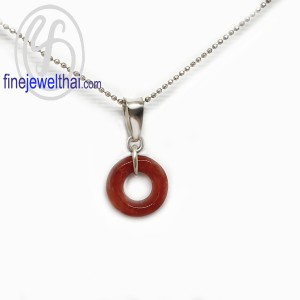 จี้-จี้หยก-จี้เงินแท้-พลอยประจำเดือนเกิด-Finejewelthai - P3057jd00-R