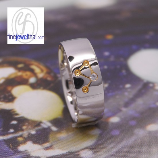 แหวนราศี-ราศีตุลย์-แหวนเพชร-แหวนเงินแท้-Finejewelthai-R1276cz_10