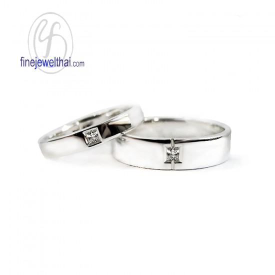 แหวนทองคำขาว-แหวนเพชร-ทองคำขาว-เพชรแท้-แหวนคู่-แหวนหมั้น-แหวนแต่งงาน-finejewelthai-RC039DWG