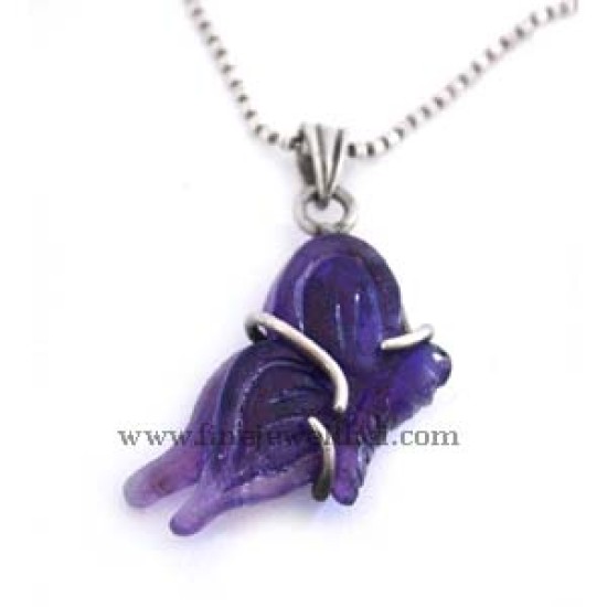 Amethyst-Butterfly-Silver-Pendant-P01073001 Amethyst-Butterfly-Silver-Pendant-P01073001