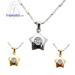 จี้เพชร-จี้ดาว-จี้เงิน-เพชร-cz-พลอยประจำเดือนเกิด-Finejewelthai-P1004cz
