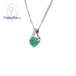 จี้มรกต-จี้เงิน-จี้พลอย-มรกตแท้-พลอยประจำเดือน-P1005em-Rd จี้มรกต-จี้เงิน-จี้พลอย-มรกตแท้-พลอยประจำเดือน-P1005em-Rd