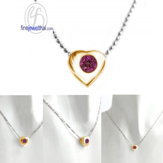 จี้ทับทิม-เงินแท้-จีั้หัวใจ-จี้พลอย-พลอยประจำเดือนเกิด-P1008rb จี้ทับทิม-เงินแท้-จีั้หัวใจ-จี้พลอย-พลอยประจำเดือนเกิด-P1008rb