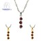 จี้โกเมน-จี้พลอย-จี้-พลอยประจำเดือน-P1009gm