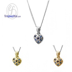 จี้ไพลิน-จี้หัวใจ-จี้พลอย-จี้เงิน-พลอยประจำเดือน-P1010bl