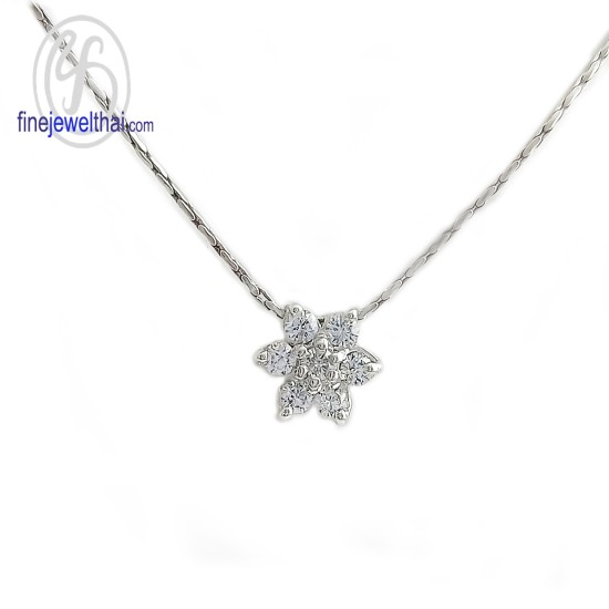 จี้เพชร-จี้ดอกไม้-จี้เงิน-เพชร-cz-พลอยประจำเดือนเกิด-Finejewelthai-P1023cz00_2