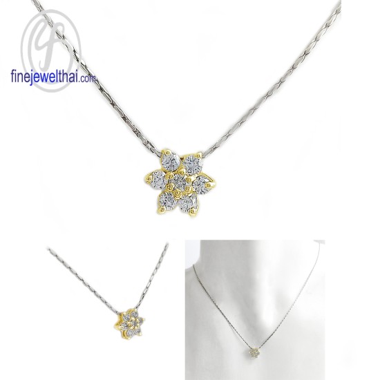 จี้เพชร-จี้ดอกไม้-จี้เงิน-เพชร-cz-พลอยประจำเดือนเกิด-Finejewelthai-P1023cz00_2