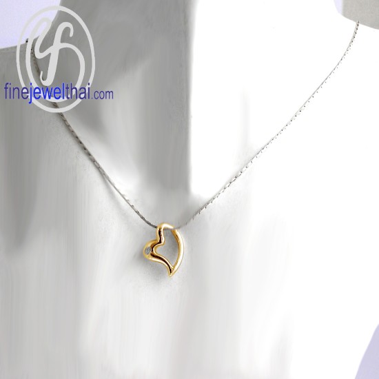 จี้เพชร-จี้หัวใจ-จี้ทองสีชมพู-จี้พิ้งค์โกลด์-เพชรแท้-พิ้งค์โกลด์แท้-Finejewelthai-P1029DPG