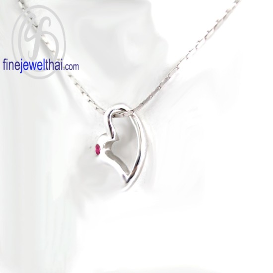 จี้ทับทิม-เงินแท้-จีั้หัวใจ-จี้พลอย-พลอยประจำเดือนเกิด-P1029rb จี้ทับทิม-เงินแท้-จีั้หัวใจ-จี้พลอย-พลอยประจำเดือนเกิด-P1029rb