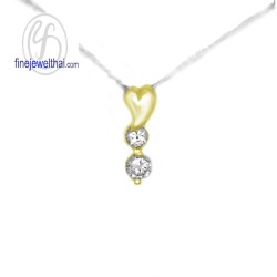 จี้เพชร-จี้หัวใจ-จี้ทอง-เพชรแท้-ทองคำแท้-Finejewelthai-P1031DG