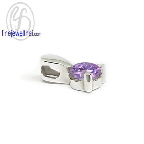 จี้อะเมทิสต์-จี้เงิน-อะเมทิสต์แท้ -พลอยประจำเดือนเกิด-Finejewelthai-P1034amt-rd จี้อะเมทิสต์-จี้เงิน-อะเมทิสต์แท้ -พลอยประจำเดือนเกิด-Finejewelthai-P1034amt-rd