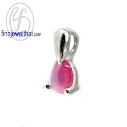 จี้ทับทิม-เงินแท้-จี้พลอย-พลอยประจำเดือนเกิด-P1034rb00-ov จี้ทับทิม-เงินแท้-จี้พลอย-พลอยประจำเดือนเกิด-P1034rb00-ov