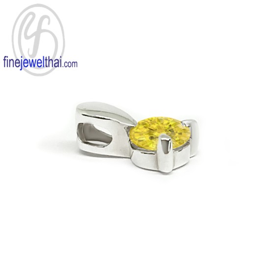 จี้บุษราคัม-จี้เงิน-บุษราคัมแท้ -พลอยประจำเดือนเกิด-Finejewelthai-P1034yl-rd จี้บุษราคัม-จี้เงิน-บุษราคัมแท้ -พลอยประจำเดือนเกิด-Finejewelthai-P1034yl-rd