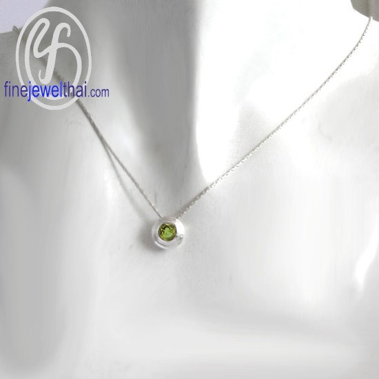 จี้เพอริดอท-จี้เงิน-จี้พลอย-พลอยประจำเดือน-P1035pd จี้เพอริดอท-จี้เงิน-จี้พลอย-พลอยประจำเดือน-P1035pd