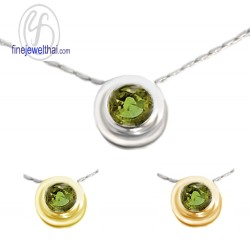 จี้เพอริดอท-จี้เงิน-จี้พลอย-พลอยประจำเดือน-P1035pd