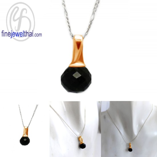 จี้นิล-จี้พลอยแท้-จี้เงิน-พลอยประจำเดือน-P1041on00 จี้นิล-จี้พลอยแท้-จี้เงิน-พลอยประจำเดือน-P1041on00