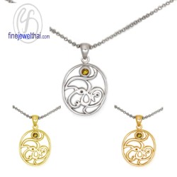 จี้ซิทริน-จี้โชคดี-จี้พลอย-ซิทรินแท้-พลอยประจำเดือน-P1043ct