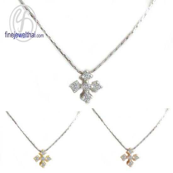 จี้เพชร-จี้เงิน-เพชร-cz-พลอยประจำเดือนเกิด-Finejewelthai-P1049cz00