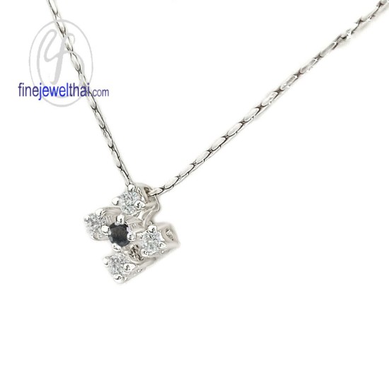 จี้นิล-จี้เพชร-จี้เงิน-นิลแท้-เพชร-cz-พลอยประจำเดือนเกิด-Finejewelthai-P1049on00