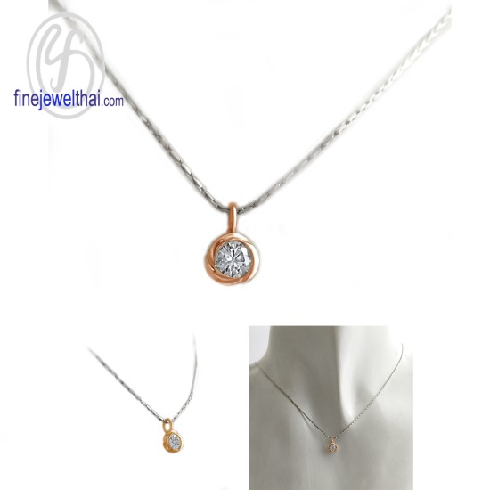 จี้เพชร-จี้เงิน-เพชร-cz-พลอยประจำเดือนเกิด-Finejewelthai-P1054cz00e