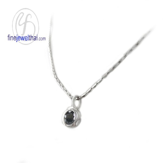 จี้นิล-จี้เงิน-นิลแท้-เงินแท้-พลอยประจำเดือนเกิด-Finejewelthai-P1054on00e