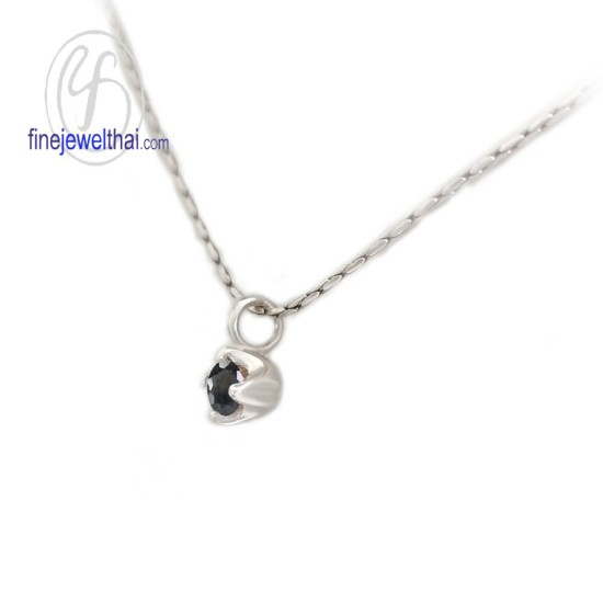 จี้นิล-จี้เงิน-นิลแท้-พลอยประจำเดือนเกิด-Finejewelthai-P1055on02e