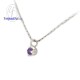 จี้อะเมทิสต์-จี้เงิน-อะเมทิสต์แท้-พลอยประจำเดือนเกิด-Finejewelthai-P1055amt02e