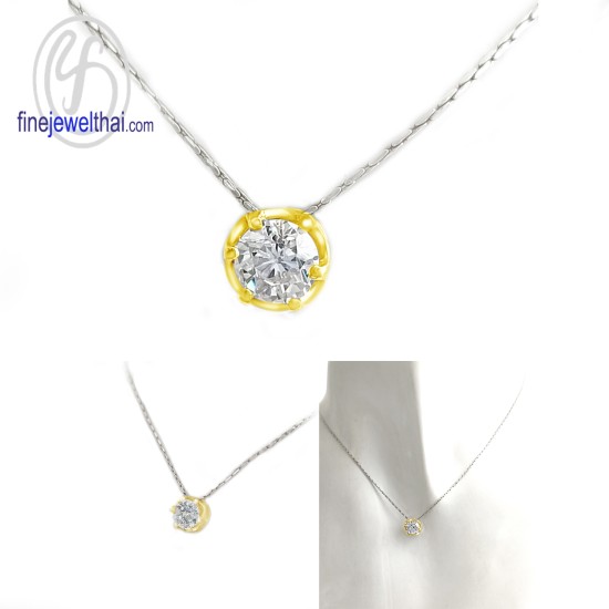 จี้เพชร-จี้เงิน-เพชร-cz-พลอยประจำเดือนเกิด-Finejewelthai-P1056cz02e