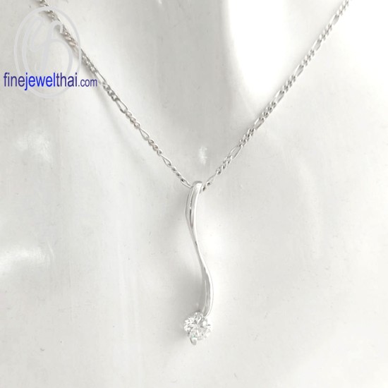 จี้เพชร-จี้เงิน-เพชร-cz-พลอยประจำเดือนเกิด-Finejewelthai-P1057cz จี้เพชร-จี้เงิน-เพชร-cz-พลอยประจำเดือนเกิด-Finejewelthai-P1057cz