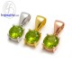 จี้เพอริดอท-จี้สร้อยคอ-จี้เงินแท้-พลอยประจำเดือนเกิด-Finejewelthai-P166pd00e