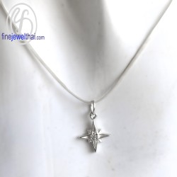 จี้เพชร-จี้เงิน-เพชร-cz-พลอยประจำเดือนเกิด-Finejewelthai-P1078cz00e