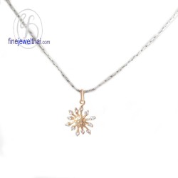 จี้เพชร-จี้ทองสีชมพู-จี้พิ้งค์โกลด์-เพชรแท้-พิ้งค์โกลด์แท้-Finejewelthai-P1079DPGe