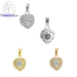 จี้เพชร-จี้หัวใจ-จี้เงิน-เพชร-CZ-พลอยประจำเดือนเกิด-Finejewelthai-P1082cz00e