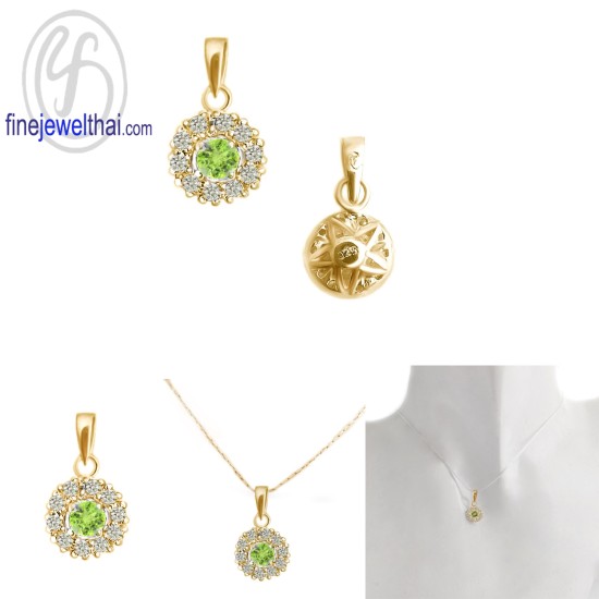 จี้เพอริดอท-จี้เพชร-จี้เงิน-เพชร-CZ-พลอยประจำเดือนเกิด-Finejewelthai-P1083pd00e จี้เพอริดอท-จี้เพชร-จี้เงิน-เพชร-CZ-พลอยประจำเดือนเกิด-Finejewelthai-P1083pd00e