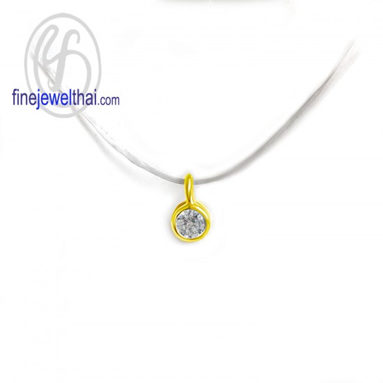 Diamond-Silver-Pendant-Birthstone-Finejewelthai-Diamond_Gift_set77