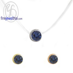 จี้ไพลิน-จี้-จี้เงินแท้-ไพลิน-พลอยประจำเดือนเกิด-Finejewelthai-P1085bl00e