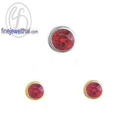 จี้ทับทิม-จี้สร้อยคอ-จี้เงินแท้-ทับทิม-พลอยประจำเดือนเกิด-Finejewelthai-P1086rb00e