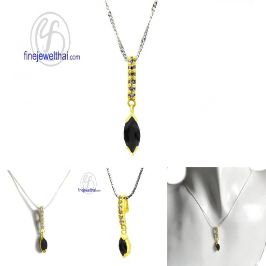 จี้นิล-จี้เพชร-จี้พลอย-นิลแท้-พลอยประจำเดือน-P1087on จี้นิล-จี้เพชร-จี้พลอย-นิลแท้-พลอยประจำเดือน-P1087on
